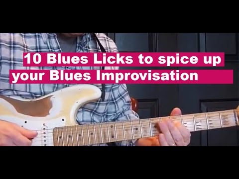 10 Blues licks + Tab - Blues Guitar Licks & Tricks
