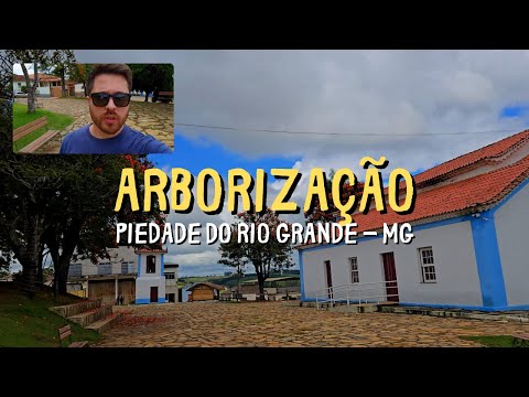 Arborização da Praça Salvador Lourenço em Piedade do Rio Grande, Minas Gerais!