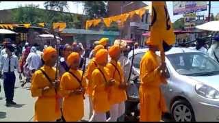preview picture of video 'nagar kirtan from gurdwara sri darbar sahib tarantaran 30-04-2013'