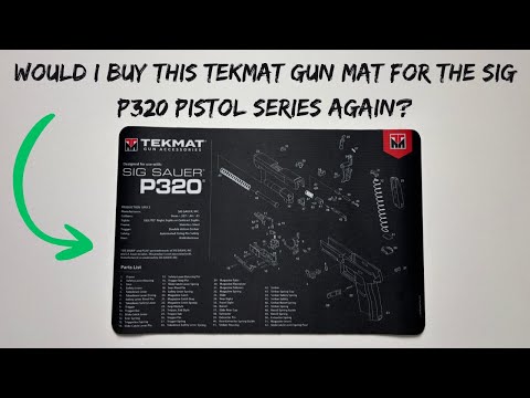 Reviewing the TekMat Cleaning Mat for use with Sig Sauer P320