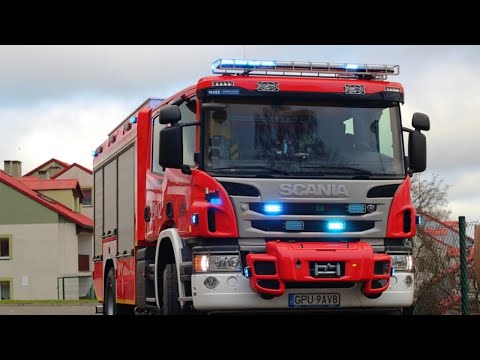 STRAŻ POŻARNA ODGŁOS - WÓZ STRAŻACKI ODGŁOS - FEUERWEHR ALARM
