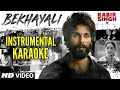 Karaoke Bekhayali Kabir Singh Instrumental Karaoke
