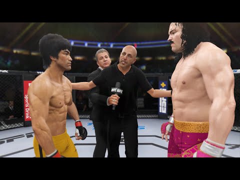 Bruce Lee vs. Rick Rude - EA Sports UFC 4 - Epic Fight 🔥🐲
