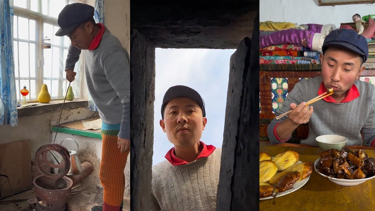 烟筒用久了之后，就要通一通，才能继续用#民间手艺人 #手工制作