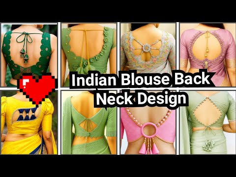 New Fashion Indian Blouse Back Neck Designs |Stylish Blouse Neck Design & Ideas #blousebackneck