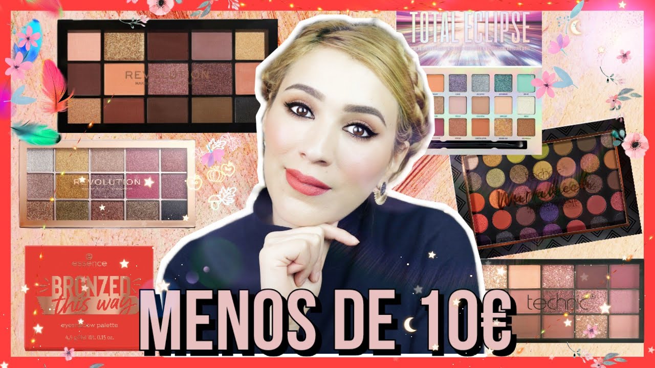 ??MI TOP 10 DE PALETAS DE SOMBRAS POR MENOS DE 10. JOYITAS LOW COST QUE NECESITAS EN TU COLECCIÓN!