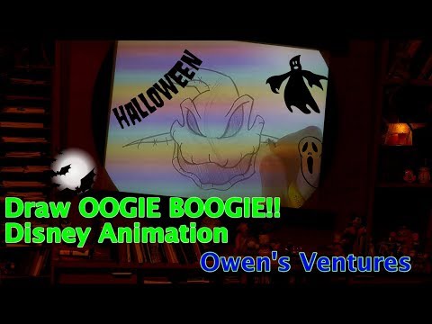 How to draw OOGIE Boogie! Disney Animation Disney California Adventure!!