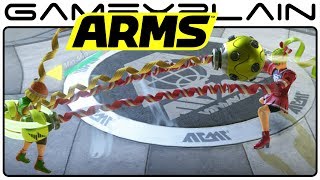 How Replays Work in ARMS - Min Min Vs Ribbon Girl Gameplay (Nintendo Switch)