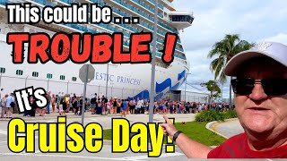 CRUISE DAY CHAOS! Boarding Majestic Princess