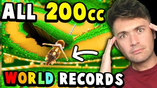 Reacting to ALL 200cc World Records in Mario Kart Wii 2023