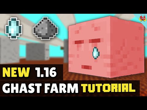 Gunpowder Farm Minecraft 1.16 (Ghast Farm) [New 1.16 Farm] - Minecraft Tutorial