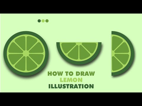 Draw a Flat Design Lime or Lemon Slice in Adobe Illustrator