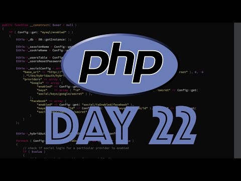 PHP Web Framework Day 22 Documenting The Project Part 5 maybe boring