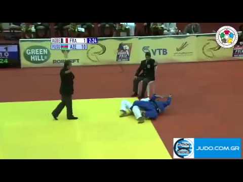 Judo Grand Prix Abu Dhabi 2011 Final -63kg AGBEGNENOU (FRA)-YUSUBOVA (AZE)