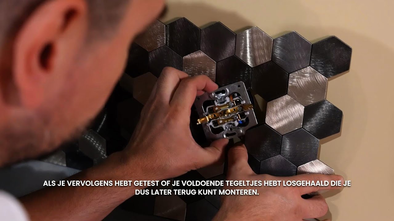 Paneli Zelfklevende Mozaiek Montage - Keukenwand Renoveren