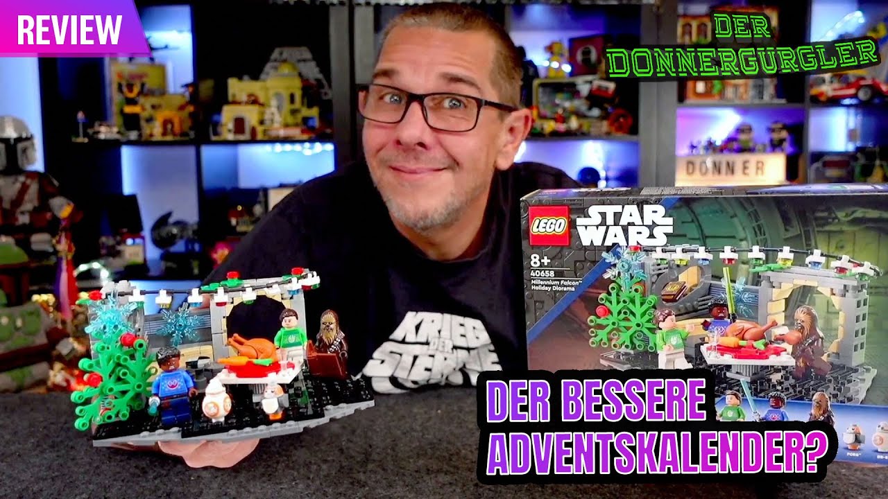 LEGO Star Wars Millennium Falcon – Weihnachtsdiorama 40658 - Der bessere Star Wars Adventskalender?