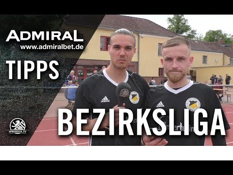 ADMIRAL Tipps mit Tim Wenke und Jerry Gase beide VfB Concordia Britz 30 Spieltag, Bezirksliga Staffe