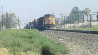 preview picture of video 'UPRR in the San Joaquin Valley'