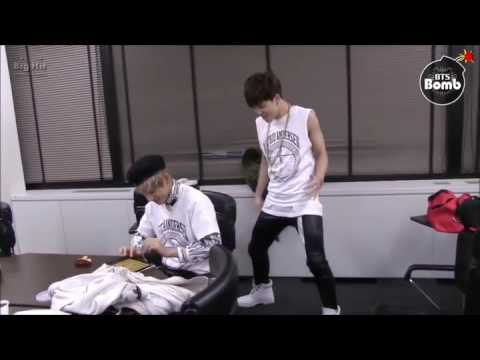 Jimin dancing and annoying all the members while they're all sleeping
