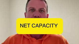 ￼HOW TO CALCULATE THE NET CAPACITY