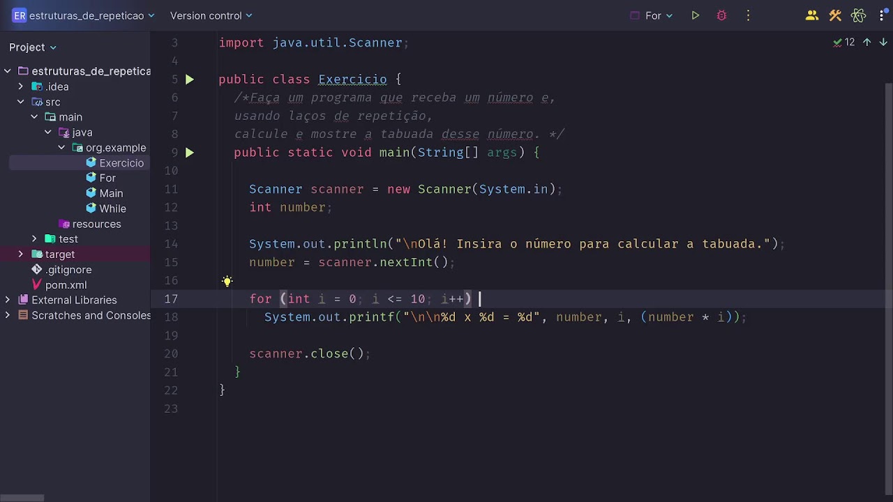 Tira dúvidas ao vivo! 31/08/24 - Estrutura de repetição for em Java
