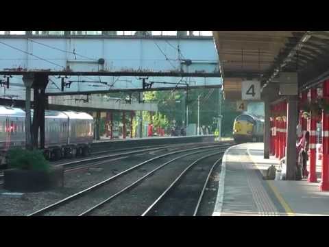 37605/37603 and 37602 DIT 6k73 flasks, at Lancaster, 18th June 2014 THRASH !!