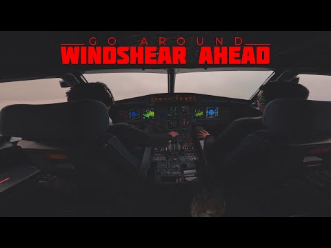 STORM PIA: GO AROUND Windshear ahead! Turbulent approaches and landing from the cockpit