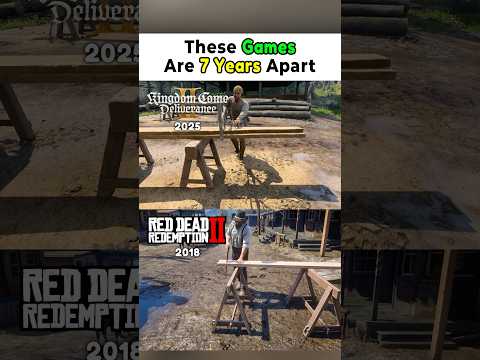 These Games Are 7 Years Apart - Kingdom Come: Deliverance 2 (2025) Vs Red Dead Redemption 2 (2018)