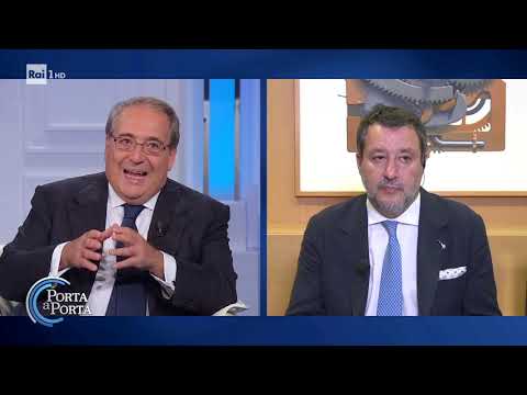 MATTEO SALVINI A PORTA A PORTA (RAI 1, 19.09.2025)