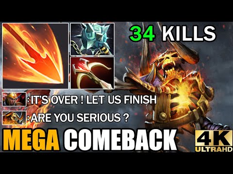 1000 GPM Final Boss Clinkz 34 Kills Deleted All Enemy Epic Mega Comeback Dota 2 Pro Rank Gameplay
