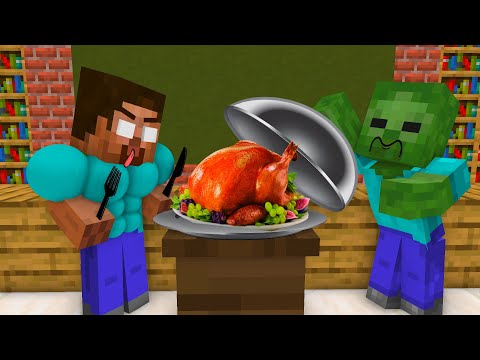 COOKING CHALLENGE - Minecraft Animation