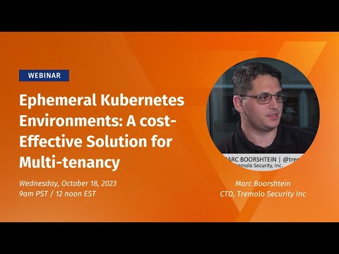 Ephemeral Kubernetes Environments: A Cost-Effective Multi-tenancy Solution