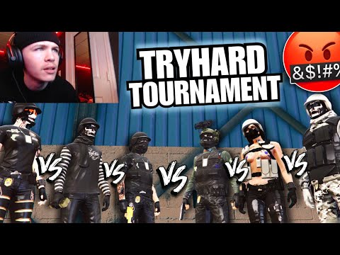 I Hosted a Tryhard 1V1 TOURNAMENT with TOXIC Tryhards in GTA Online... (things get intense)