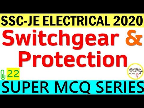 Switchgear and Protection | SSC-JE | Class 22 |  हिंदी 🔴 Video