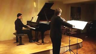Johannes Brahms - Violin Sonata / Sonate No.1, Op.78, G major / G-Dur, Live