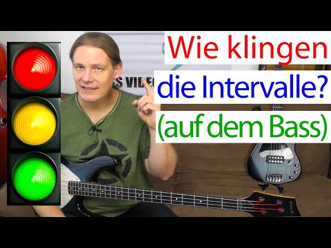 Den Klang der Intervalle hören auf dem E-Bass
