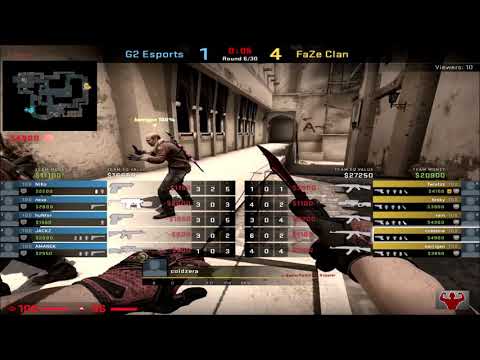 Coldzera POV (FaZe)(46-29) vs G2 / mirage / Flashpoint 3