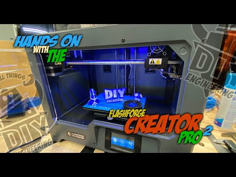 3D spausdintuvas Flashforge Adventurer 4 video