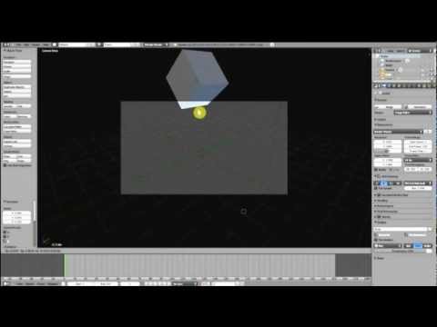 1st Blender Tutorial for Beginners -Version 2.6 to 2.68