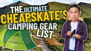 The Cheapskates Camping Gear List - Get more for your next C