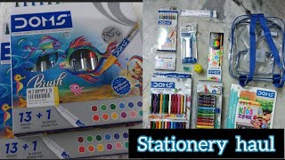 Unboxing stationery from flipkart/Doms stationery haul /pastel colors/under 500 /brush pens 🌈