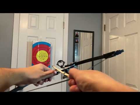 Mini bow and arrow from Amazon: unboxing and testing