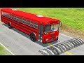 Bus Vs Deep Water Speed Bumps Truck Bus Rescue Train Vs Cars BeamNG Drive
