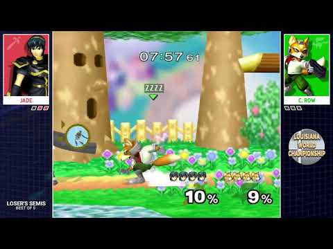 Vaccitational 5 | Loser's Semifinals | Jade (Marth) vs C. Row (Fox)