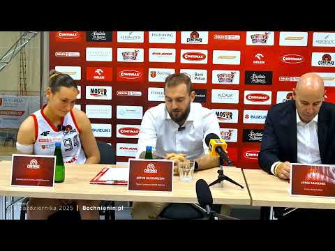 Konferencja prasowa po meczu Contimax MOSiR Bochnia - Wisła Kraków 83:75 [19.10.2025]