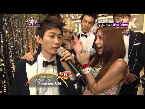 120810 Music Bank Backstage Super Junior & BoA HD