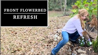 Adding NEW Pansies and Boxwood to the Front Flowerbed