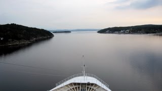 preview picture of video 'Crusing Oslo Fjord, Vision of the Seas'