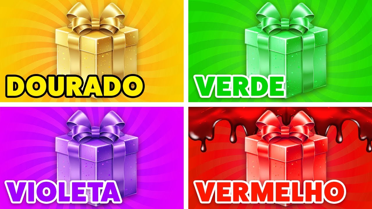 Escolha o seu PRESENTE...! 🎁 Edição TERROR 😱 Como Vai a Sua Sorte? 🤔