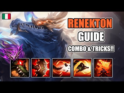 🐊 RENEKTON GUIDA COMPLETA 🖤 | Combo, Kit & Build 🔥 League of Legends ITA